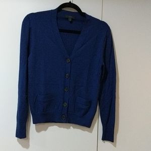 Royal Blue V-Neck Cardigan j.Crew